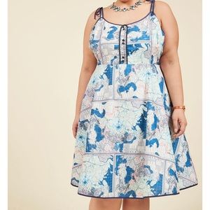 ModCloth Waving from the waterfront in maps